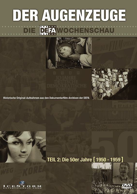 Der Augenzeuge - Die DEFA Wochenschau - Die 50er Jahre (1950 - 1959) (2 DVDs) DVD