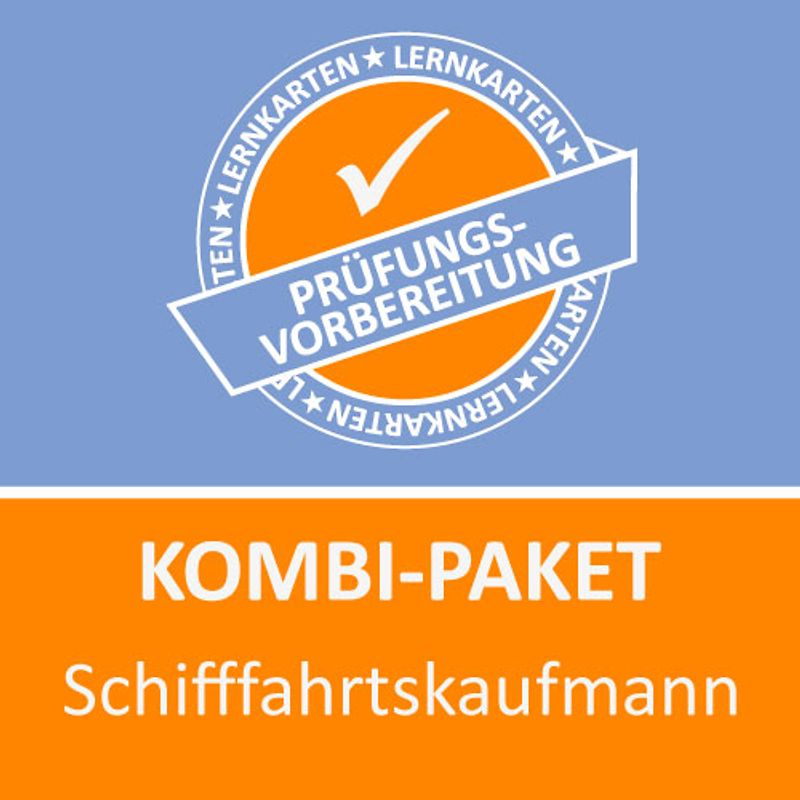 Kombi-Paket Schifffahrtskaufmann Lernkarten