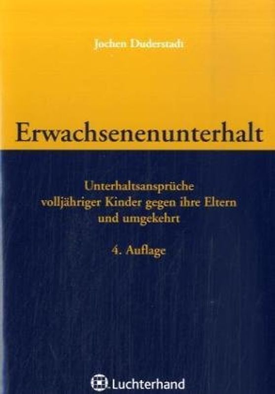 Erwachsenenunterhalt