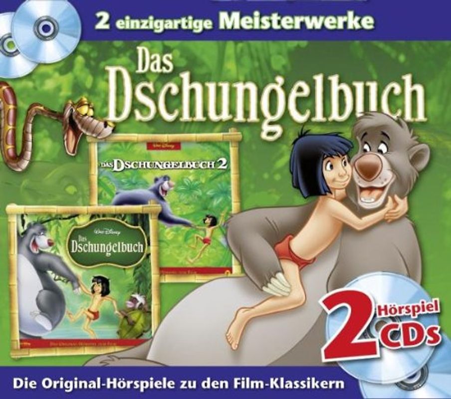 Das Dschungelbuch 1+2: Die Original-Hörspiele zu den Film-Klassikern - Walt Disney [Audio CD]