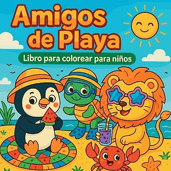 Amygos de Playa - Libro para colorear para niños