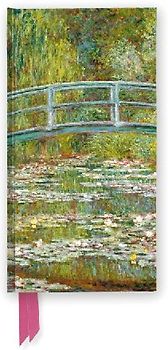 Claude Monet: Bridge Over a Pond of Water Lilies (Foiled Slimline Journal)