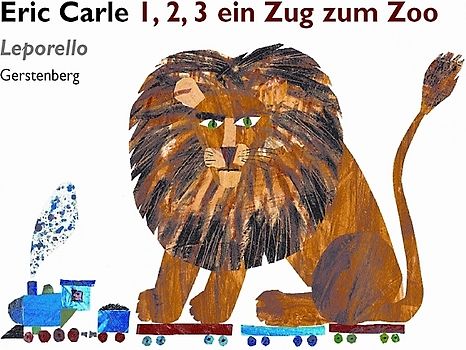 1, 2, 3 ein Zug zum Zoo - Leporello. Pappe