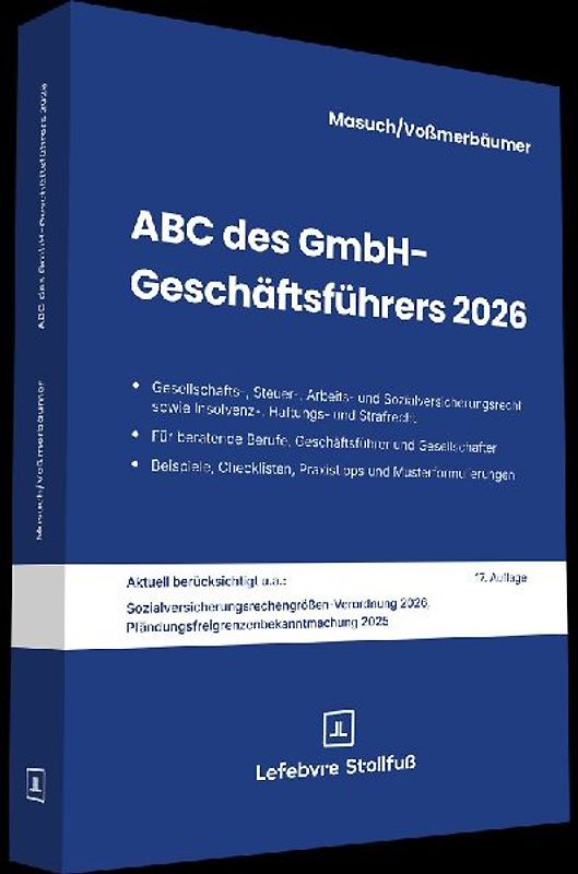 ABC des GmbH-Geschäftsführers 2026