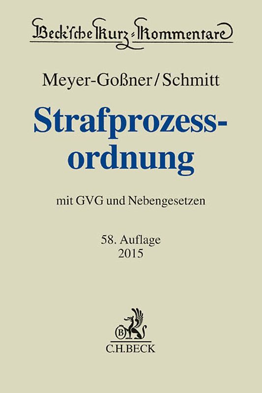 Strafprozessordnung