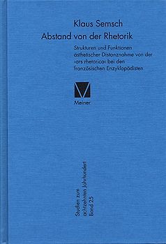 Abstand von der Rhetorik