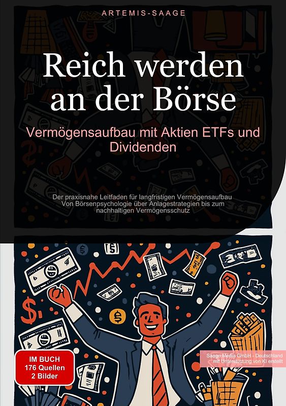 Reich werden an der Börse: Vermögensaufbau mit Aktien, ETFs und Dividenden