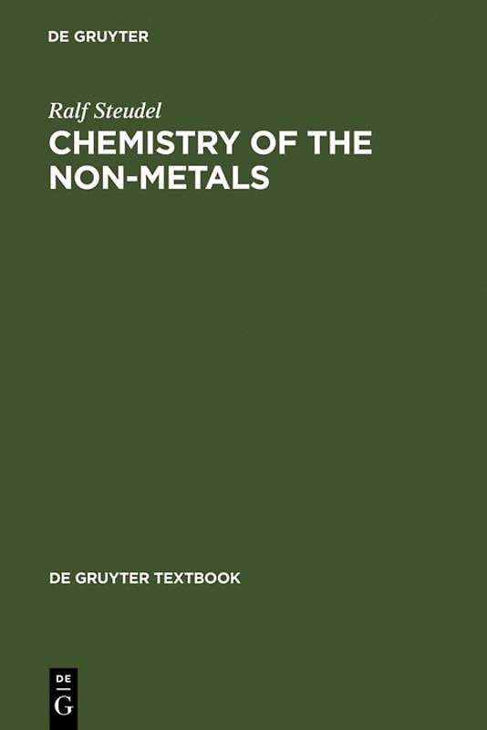 Chemistry of the Non-Metals