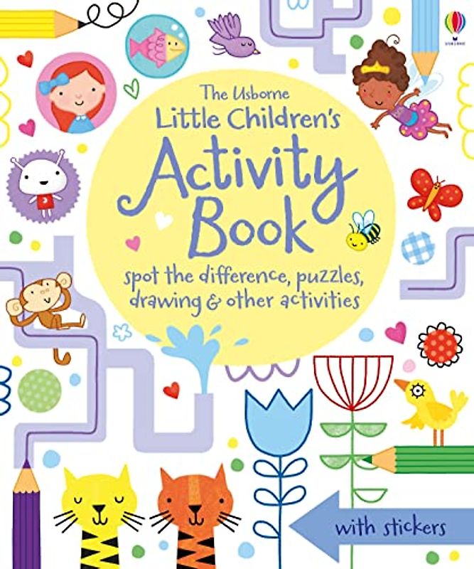 Little Children's Activity Book: Spot the Difference, Puzzles and Drawing: 1