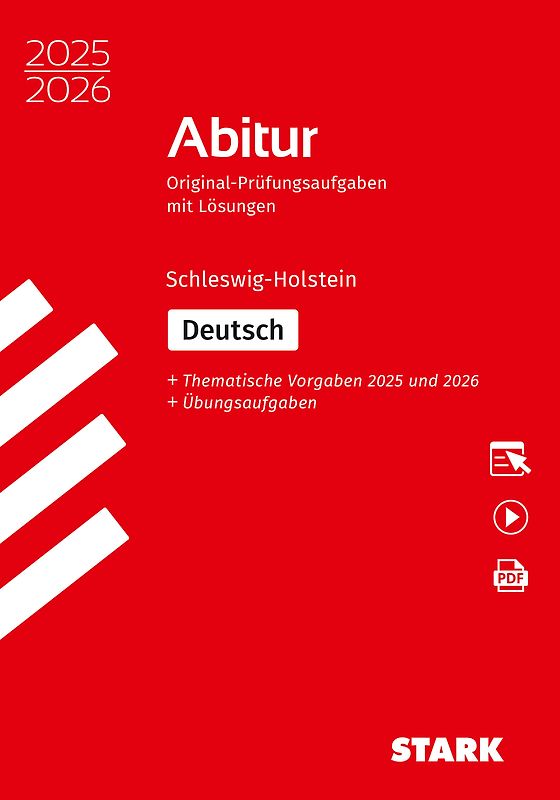 STARK Deutsch - Abitur 2025/2026 Schleswig-Holstein - Prüfungsvorbereitung