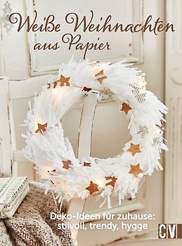 Weiße Weihnachten aus Papier