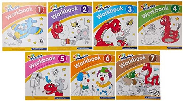 Jolly Phonics Workbooks 1-7