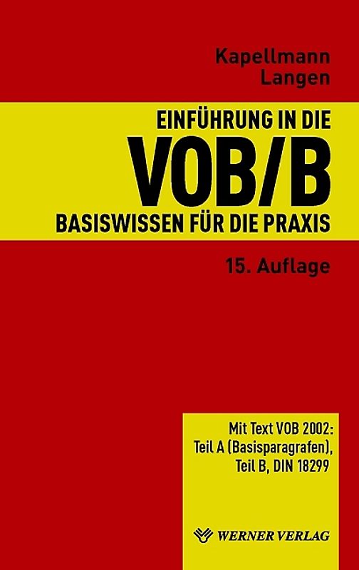 Einführung in die VOB/B