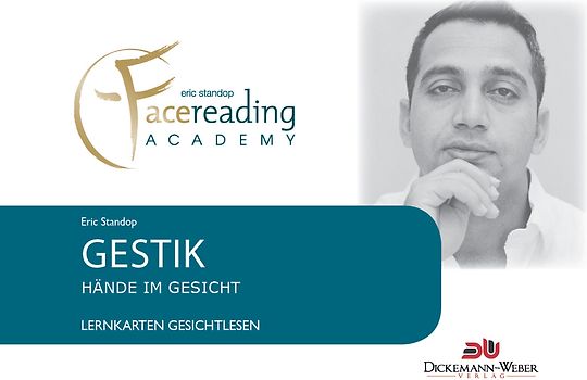 Lernkarten Gesichtlesen - Gestik - Hände im Gesicht