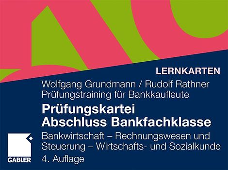 Prüfungskartei Abschluss Bankfachklasse