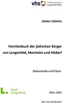 Familienbuch der jüdischen Bürger von Langenfeld, Monheim und Hitdorf