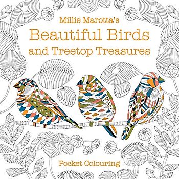 Millie Marotta's Beautiful Birds and Treetop Treasures Pocket Colouring