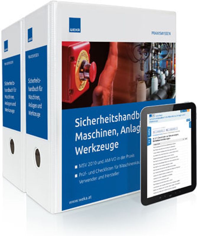 Sicherheitshandbuch für Maschinen, Anlagen und Werkzeuge