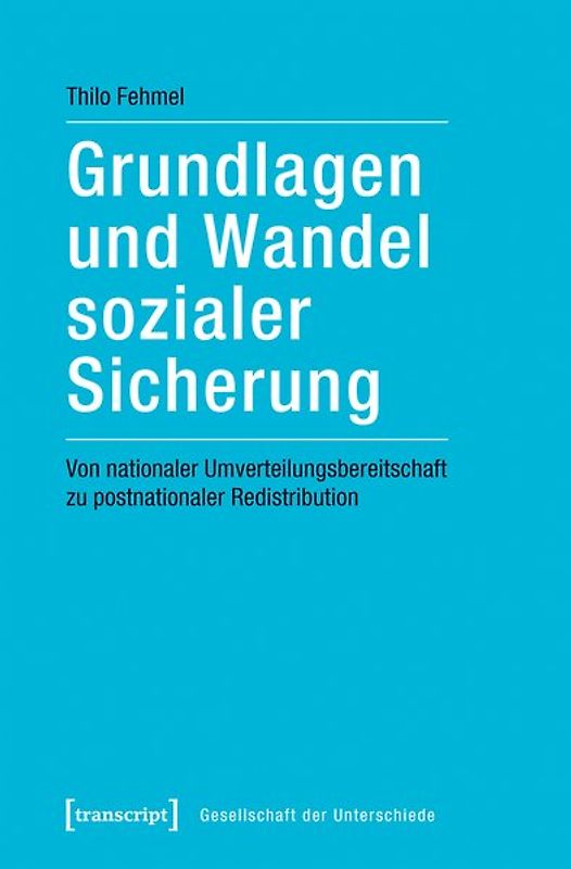 Grundlagen und Wandel sozialer Sicherung