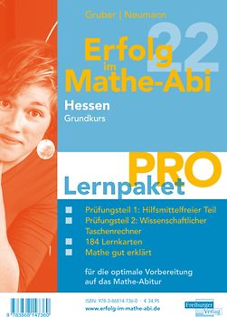 Erfolg im Mathe-Abi 2022 Hessen Lernpaket 'Pro' Grundkurs