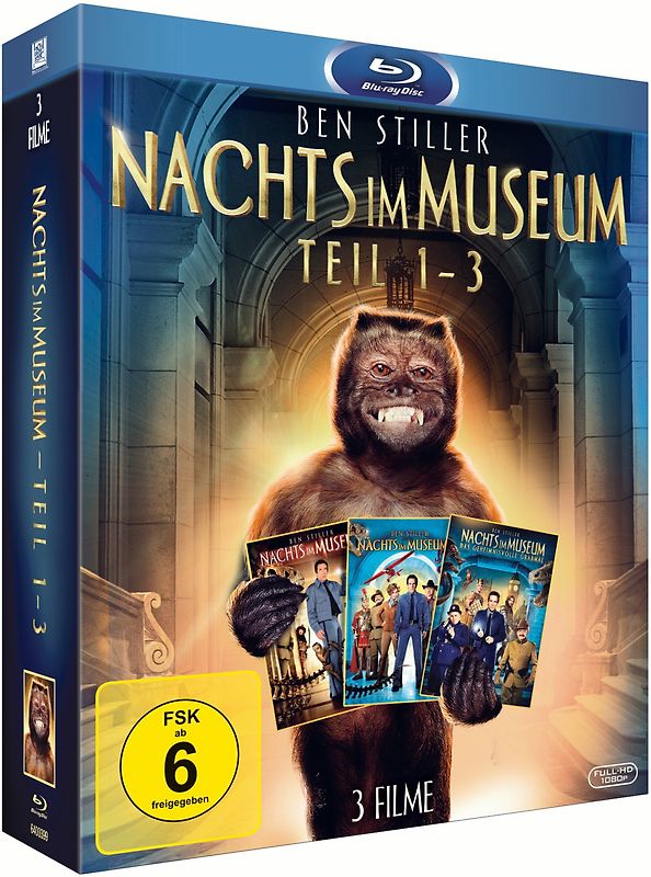 Nachts im Museum - Teil 1-3 [3 Discs] Blu-ray Disc
