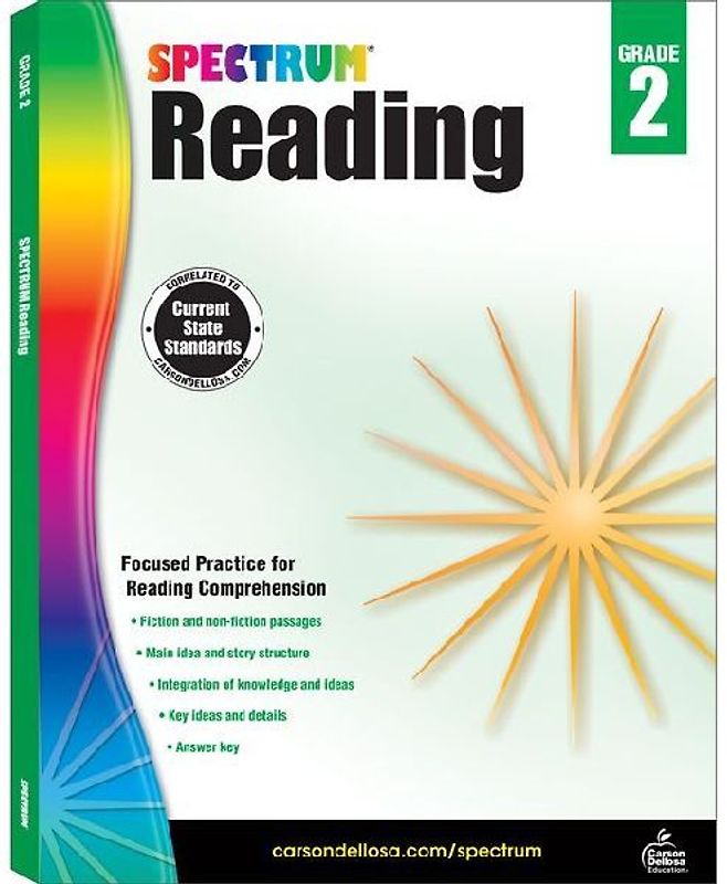 Spectrum Reading Workbook, Grade 2