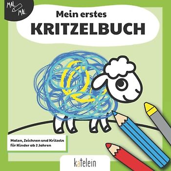 Mein erstes Kritzelbuch: Kritzeln, Zeichnen und Malen lernen für Kinder ab 2 Jahren – Malbuch zum Weiterzeichnen und Fertigmalen für Mädchen und ... 1 bis 3 Jahren aus der MAL MAL Reihe, Band 3)