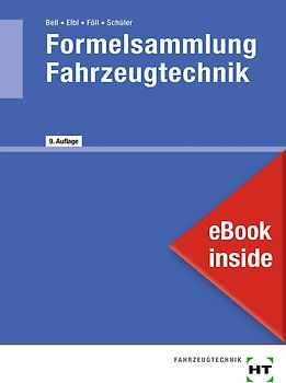 eBook inside: Buch und eBook Formelsammlung Fahrzeugtechnik