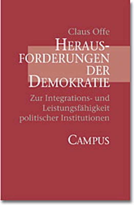 Herausforderungen der Demokratie