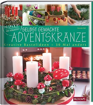 Selbst gemachte Adventskränze