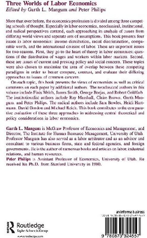 Three Worlds of Labour Economics