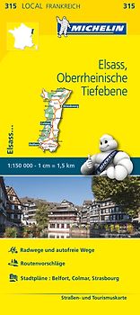 Michelin Elsass Oberrheinische Tiefebene
