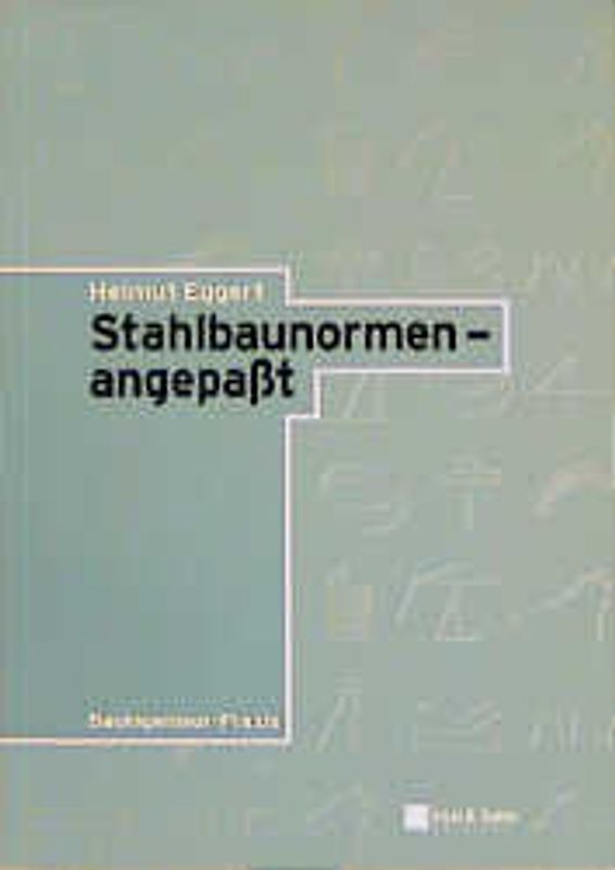 Stahlbaunormen - angepasst