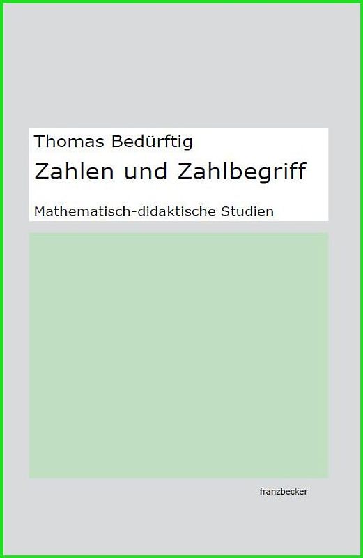 Zahlen und Zahlbegriff