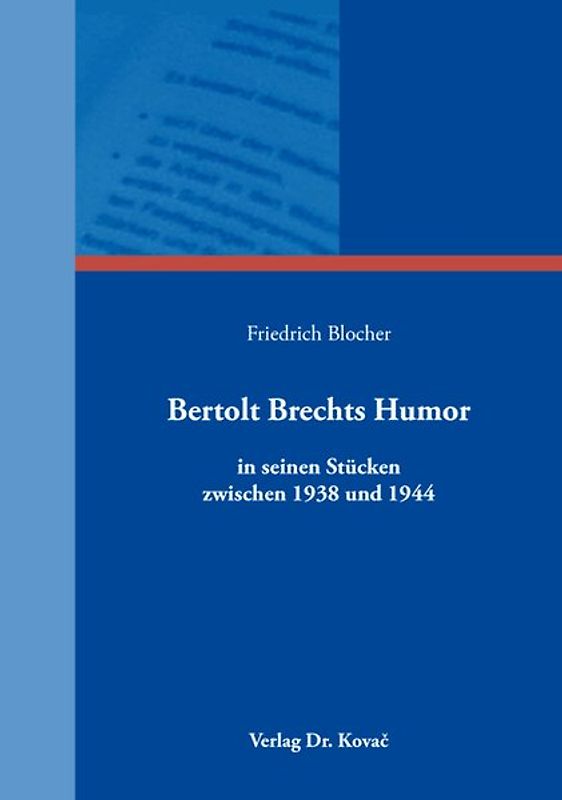Bertolt Brechts Humor