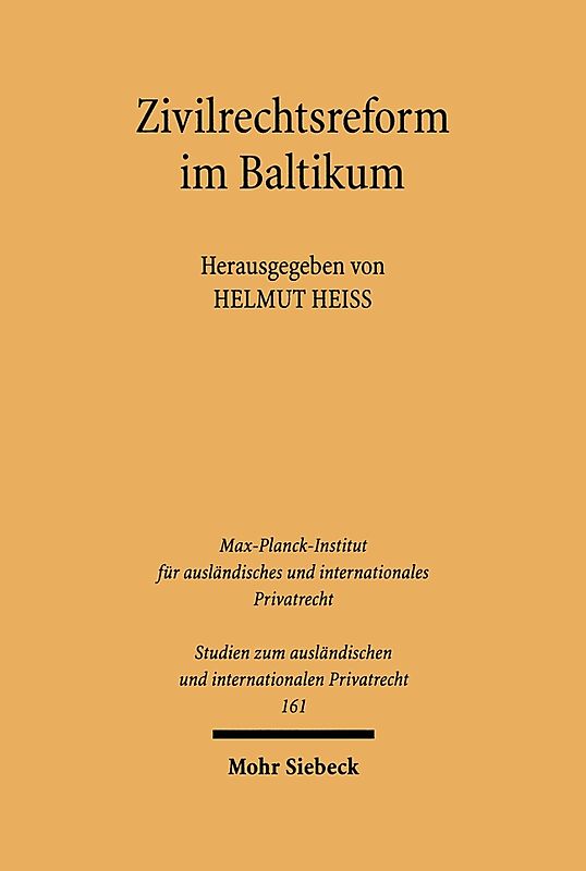 Zivilrechtsreform im Baltikum