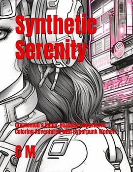 Synthetic Serenity: Cryptomob's Hyper-Realistic Vaporwave Coloring Adventures with Hyperpunk Women