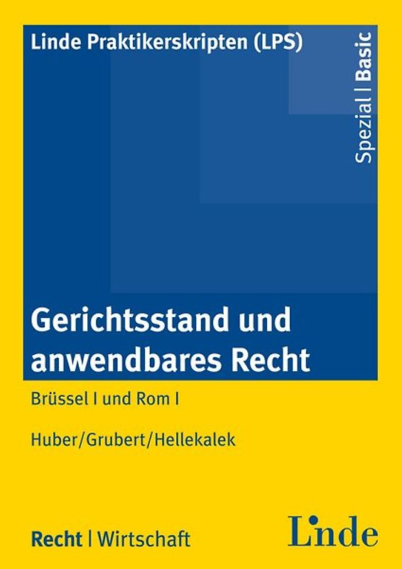 Gerichtsstand und anwendbares Recht