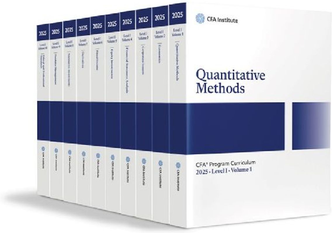 2025 Cfa Program Curriculum Level I Box Set