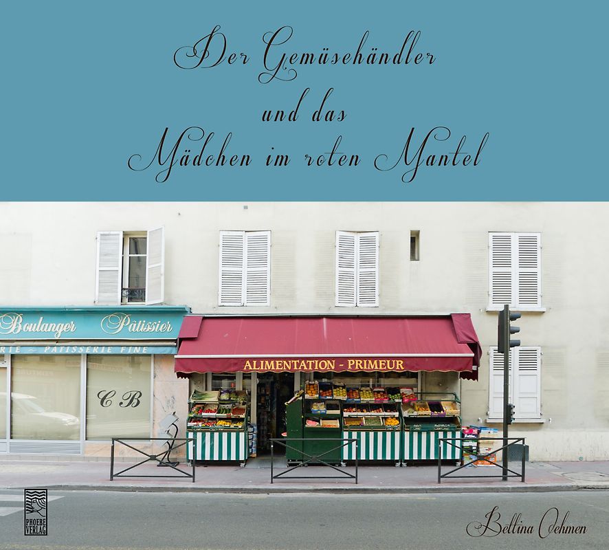 Der Gemüsehändler und das Mädchen im roten Mantel