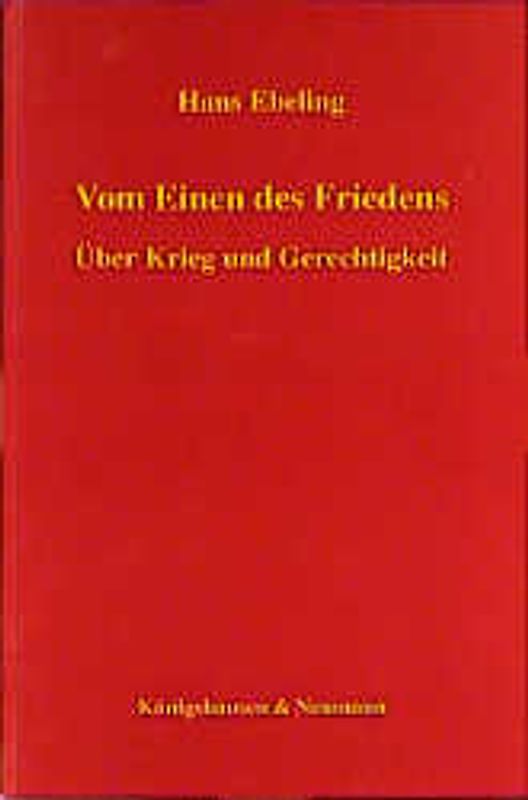 Vom Einen des Friedens