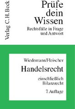 Handelsrecht einschliesslich Bilanzrecht