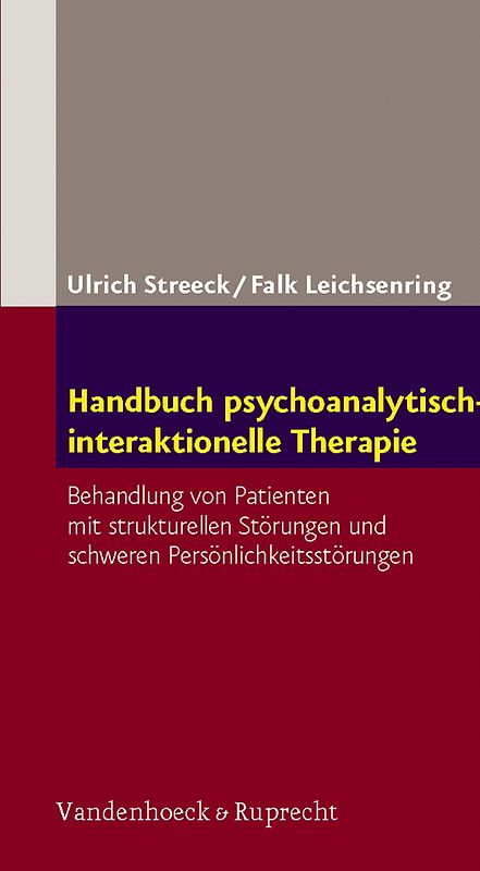 Handbuch psychoanalytisch-interaktionelle Therapie