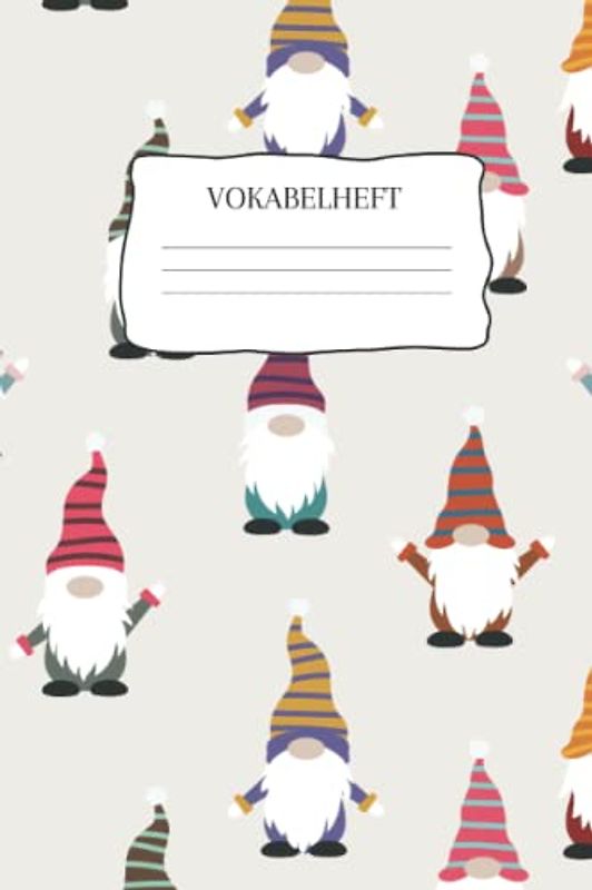 Vokabelheft: Vokabelheft Weihnachten, 60 Seiten mit je 2 Spalten, A5