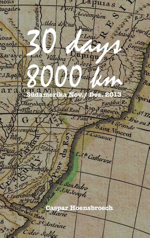 30 days 8000 km