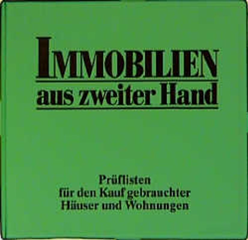 Immobilien aus 2. Hand