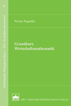 Grundkurs Wirtschaftsmathematik
