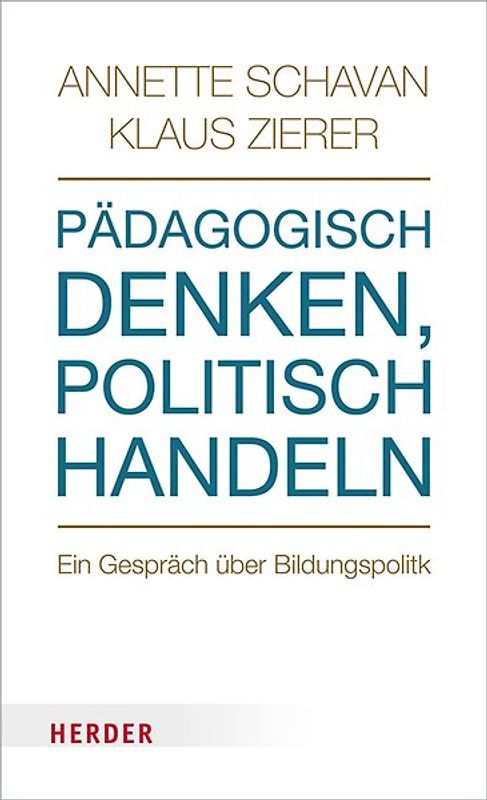 Pädagogisch denken - politisch handeln
