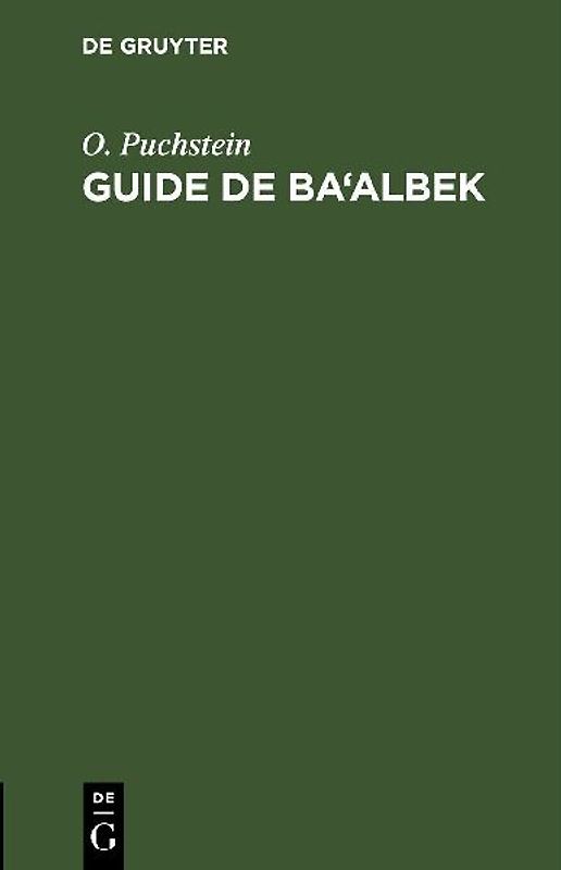 Guide de Ba‘albek