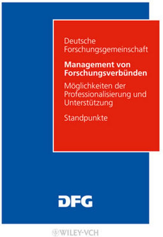 Management von Forschungsverbünden - Möglichkeiten der Professionalisierung und Unterstützung